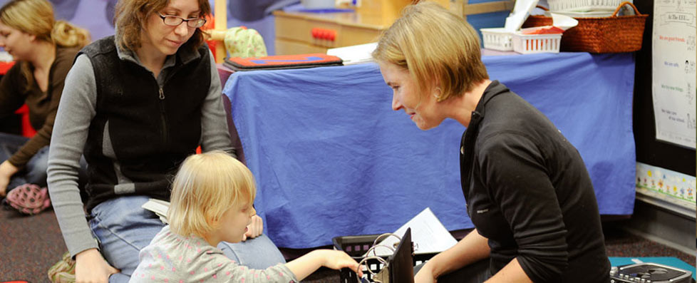 Teacher and students