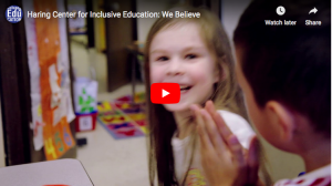 Haring Center for Inclusive Education: We Believe